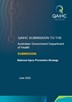 QAIHC submission to the Australian Government Department of Health - National Injury Prevention Strategy