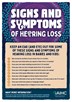 Signs and Symptoms of Hearing Loss A4 flyer