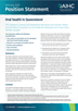 Oral Health Position Statement